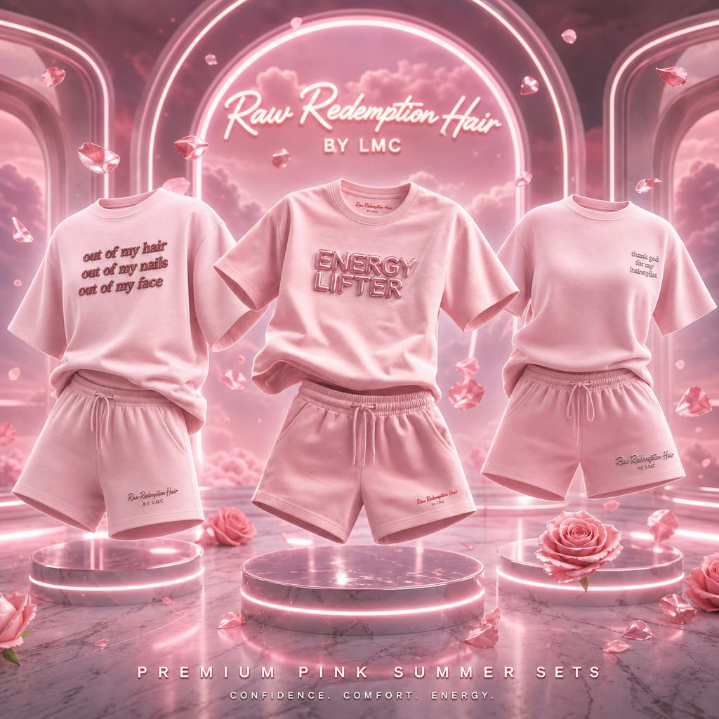 Premium Pink Summer Sets Collection by Raw Redemption Hair